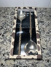 Fimo Clay and Silver-Plated Salad Server Set