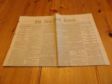 New York Tribune Newspaper Aug. 12, 1864 Civil War Coverage