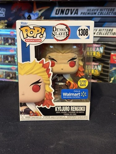 Funko Pop Demon Slayer Kyojuro Rengoku #1308 GITD Walmart Exclusive