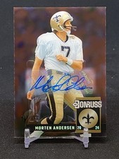 2024 Panini Clearly Donruss Retro 1994 /199 Morten Andersen #15 Auto HOF