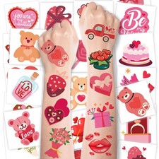 Valentines Day Gifts for Kids - 150 PCS Tattoos for Him Her Valentines Day