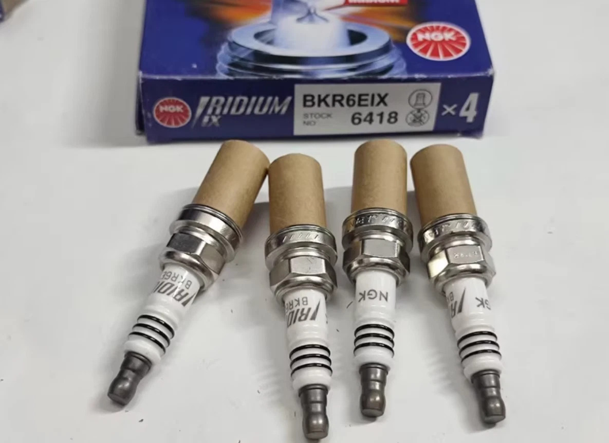 NGK 6418 BKR6EIX Iridium IX Spark Plugs 4PCS Genuine Premium