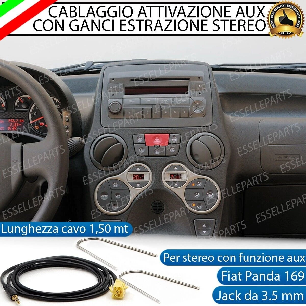 Cavo Aux In Per Autoradio Blaupunkt Fiat Grande Punto Evo Croma Cavo Aux In Per Autoradio Blaupunkt Fiat Grande Punto Evo Croma