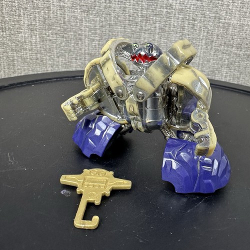 Rock Lords Slimestone Complete Silver Chrome GoBots Bandai 1985 Vintage Tonka - Picture 17 of 21