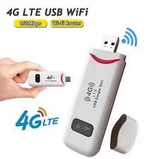 Wireless Unlocked 4G LTE Mobile Broadband Wi-Fi Routers Portable Modem Hotspot
