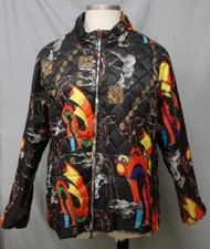 Attitudes by Renee Renee's Reversibles Packable Puffer Jacket  BLACK  RTL$76