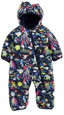 Burton Winter Bunting Down Baby 6m Black Moon Print NEW! Snowsuit