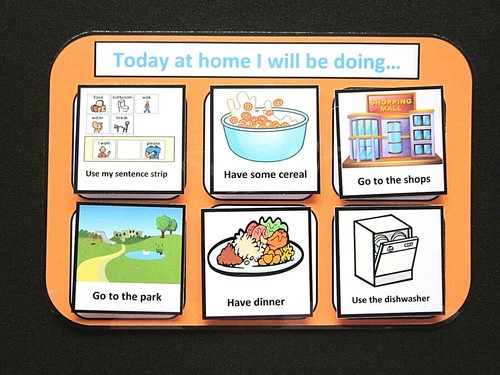 TODAY AT HOME I WILL BE DOING CHART & CARDS - ADHD Autism SEN PECS Alzheimer's - Picture 7 of 18