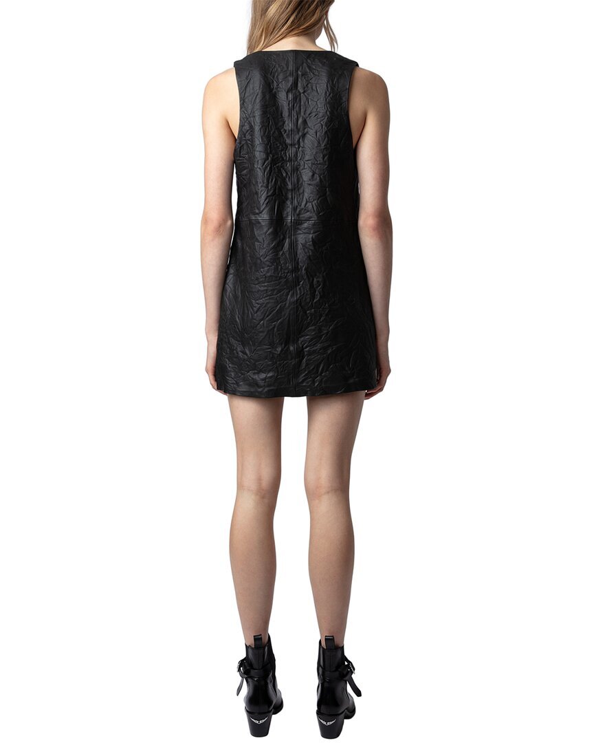 Zadig & Voltaire Rasha Leather Dress Women 