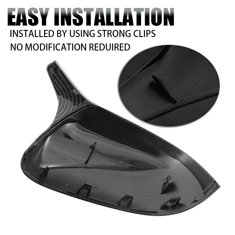 2x Tapa de cubierta de espejo estilo M de fibra de carbono para BMW X3 X4 X5 X6 X7 G01 G03 G06 G05 Foto 4 de 4