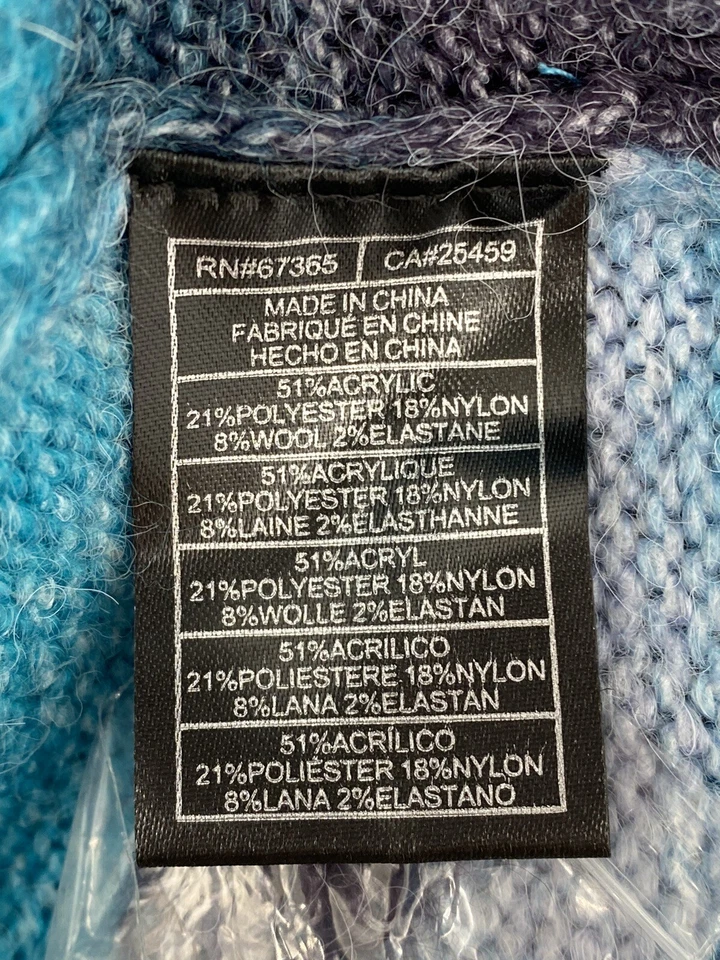 Suéter para mujer BB Dakota Steve Madden multicolor a rayas manga larga talla XL Foto 4 de 4