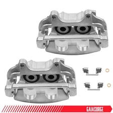 Pair Front Brake Calipers Dual Piston for Chrysler 300 Dodge Challenger Charger