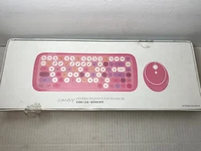 MOFFI Wireless keyboard mouse set Candy 2.4G • Pink