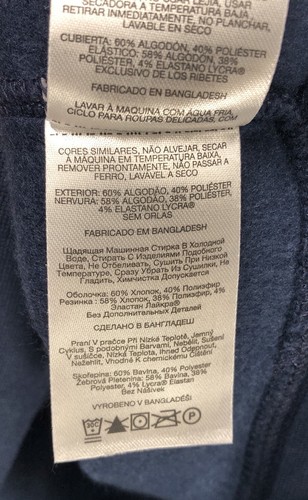 Columbia Sweatshirt Mens Trek Med Crew Neck Long Sleeves Large Indigo Blue Navy - Picture 8 of 9