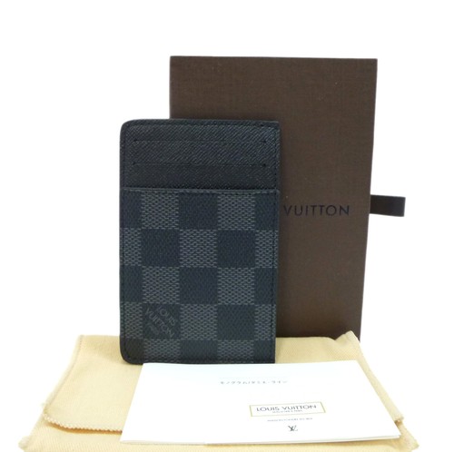 Auth LOUIS VUITTON Neo Porte Cartes Card Holder N62666 Damier Graphite  #W510046 | eBay