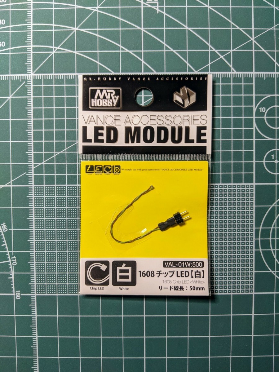 Mr. Hobby 1608 Chip LED Rot – Für Modellbau, Bandai-Kits, Benötigt Weiteres Zubehör