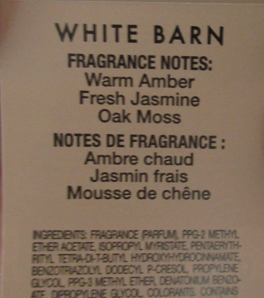 White Barn Bath & Body Works Wallflower Juego de 5 Bombillas de Recarga ÁMBAR RUBOR Foto 4 de 4