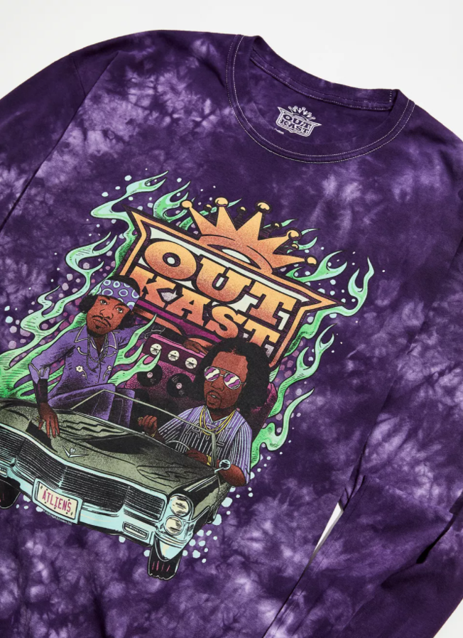 outkast tie dye shirt