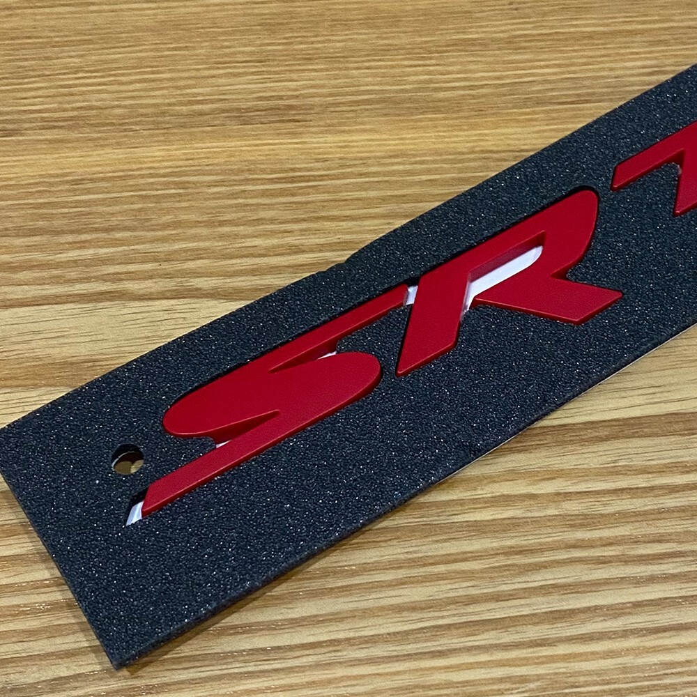 2011-2020 MATTE RED EMBLEM REAR TAILGATE LIFTGATE NAMEPLATE BADGE