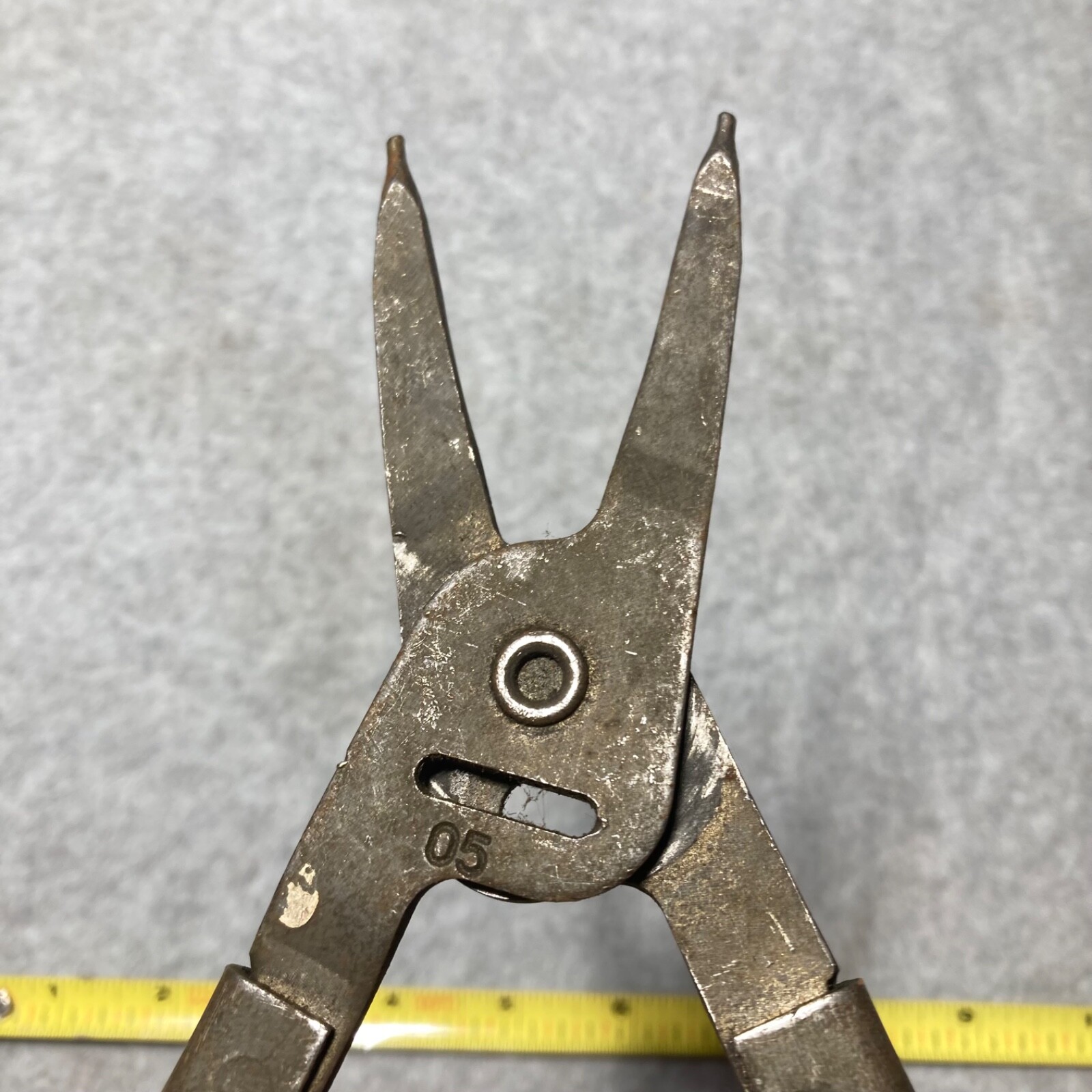 Vintage Waldes Truarc Standard Retaining Ring Pliers Internal gray 9”