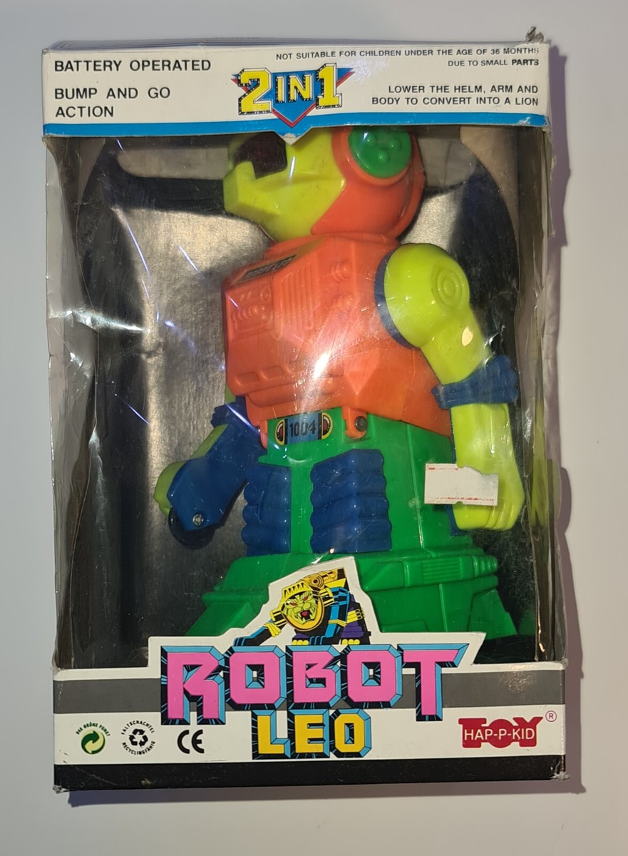 Vintage 80s ROBOT LEO phanasmagoria ORANGE - GREEN -NO TESTED