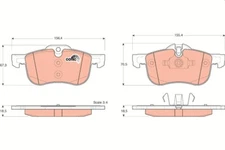 TRW GDB1374 brake pad set, disc brake for MG, MG (SAIC), ROEWE (SAIC), ROVER