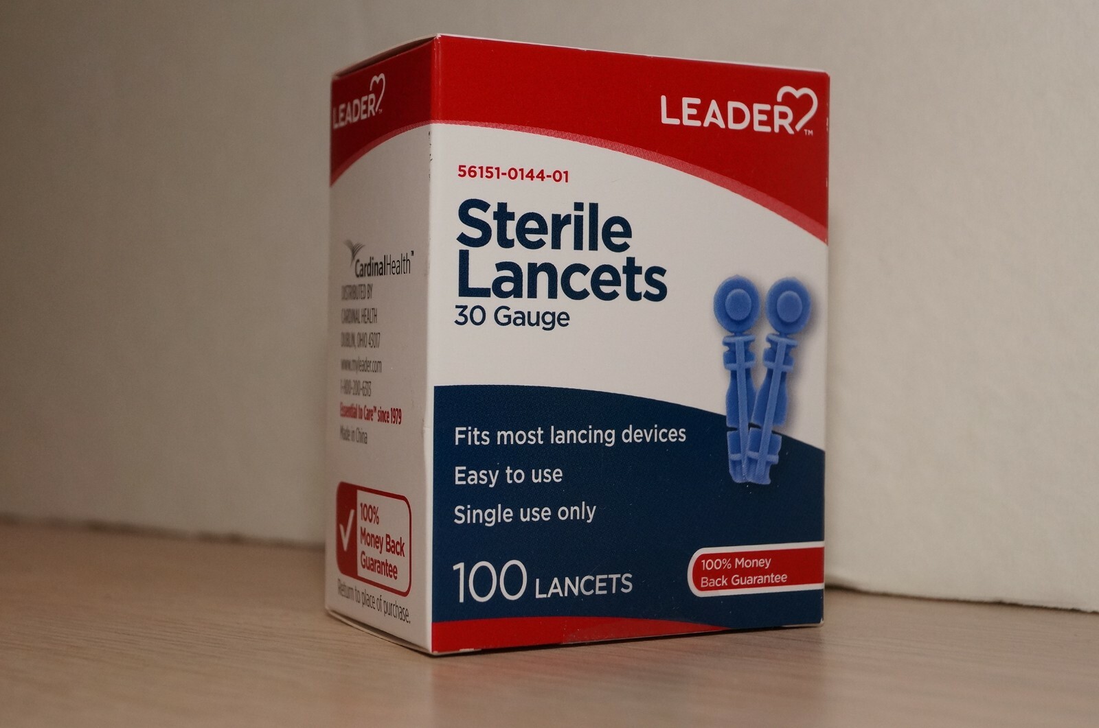 LEADER Sterile Lancets 30 Gauge (Qty = 100) NEW eBay