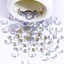 1440pcs Clear Glitter Nail Art Rhinestones Flatback Crystal Gem Nails Decoration - Foto 3