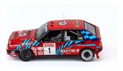 Lancia Delta Integrale IXO 1/43 - Vainqueur Monte-Carlo 1989 - Biasion - Ref SCR002