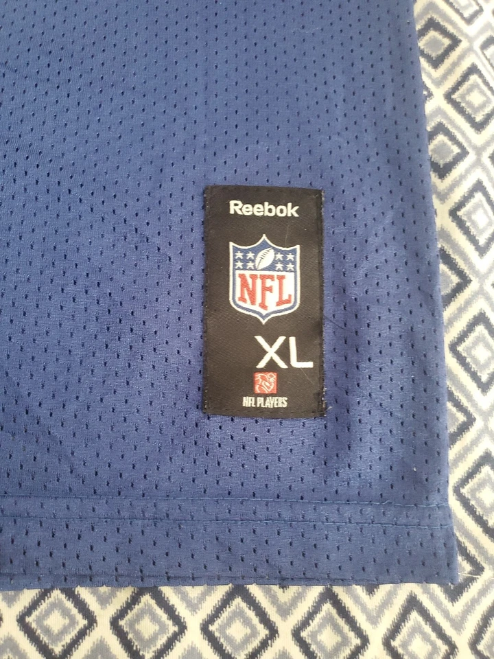 Camiseta deportiva Justin Tuck Reebok Team Apparel Reebok para mujer talla XL vintage Foto 4 de 4