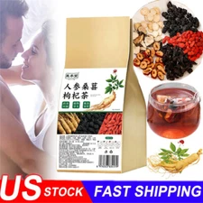 Ginseng Mulberry Medlar Tea, liver tea,kidney health Kidney Tea Chinese Herbal 