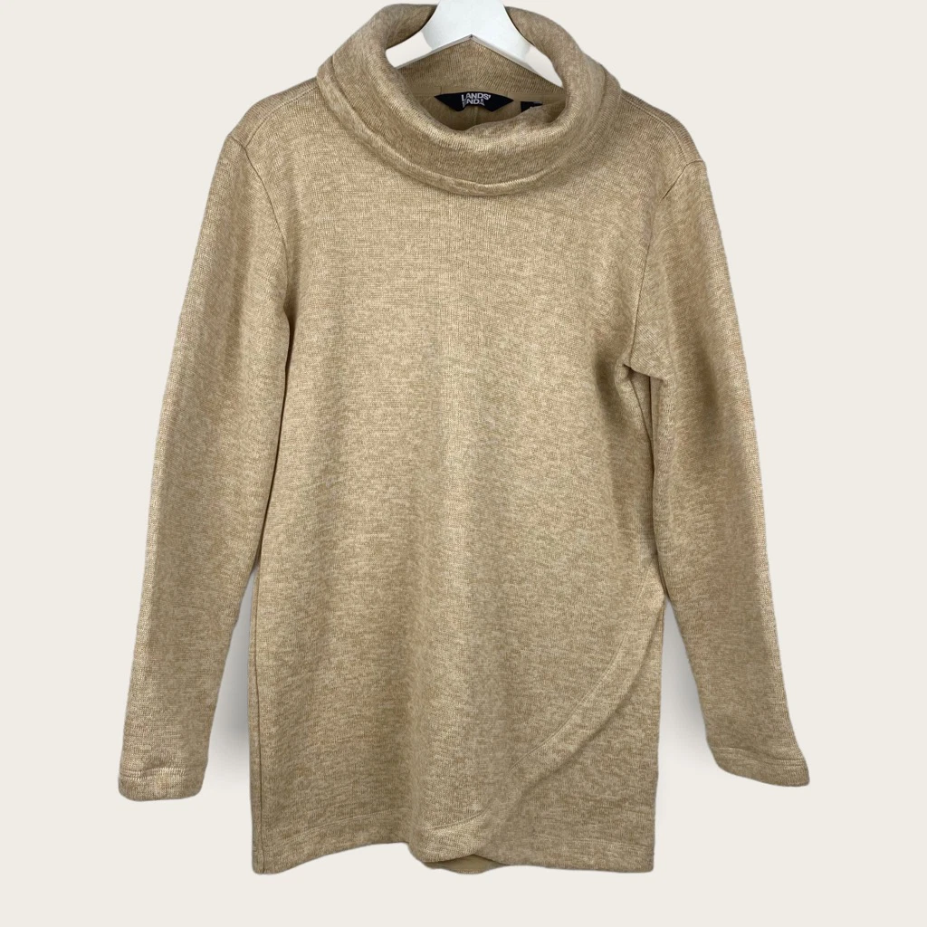 Lands end shop cowl neck sweater