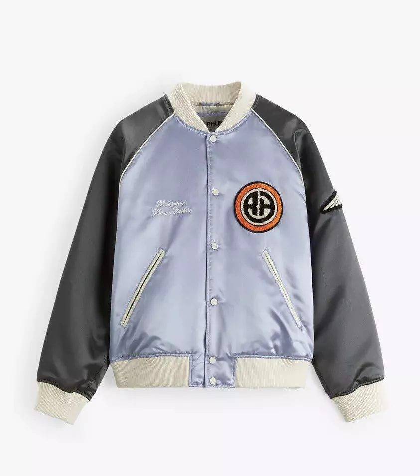 ZARA✕RHUIGI LIMITED EDITION サテンボンバージャケット - スタジャン