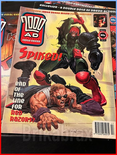 2000 AD 5 x Comic Bundle: Progs 917 923 924 925 & 940 Vintage gebraucht 1990er Jahre #2AD6 - Bild 5 von 6