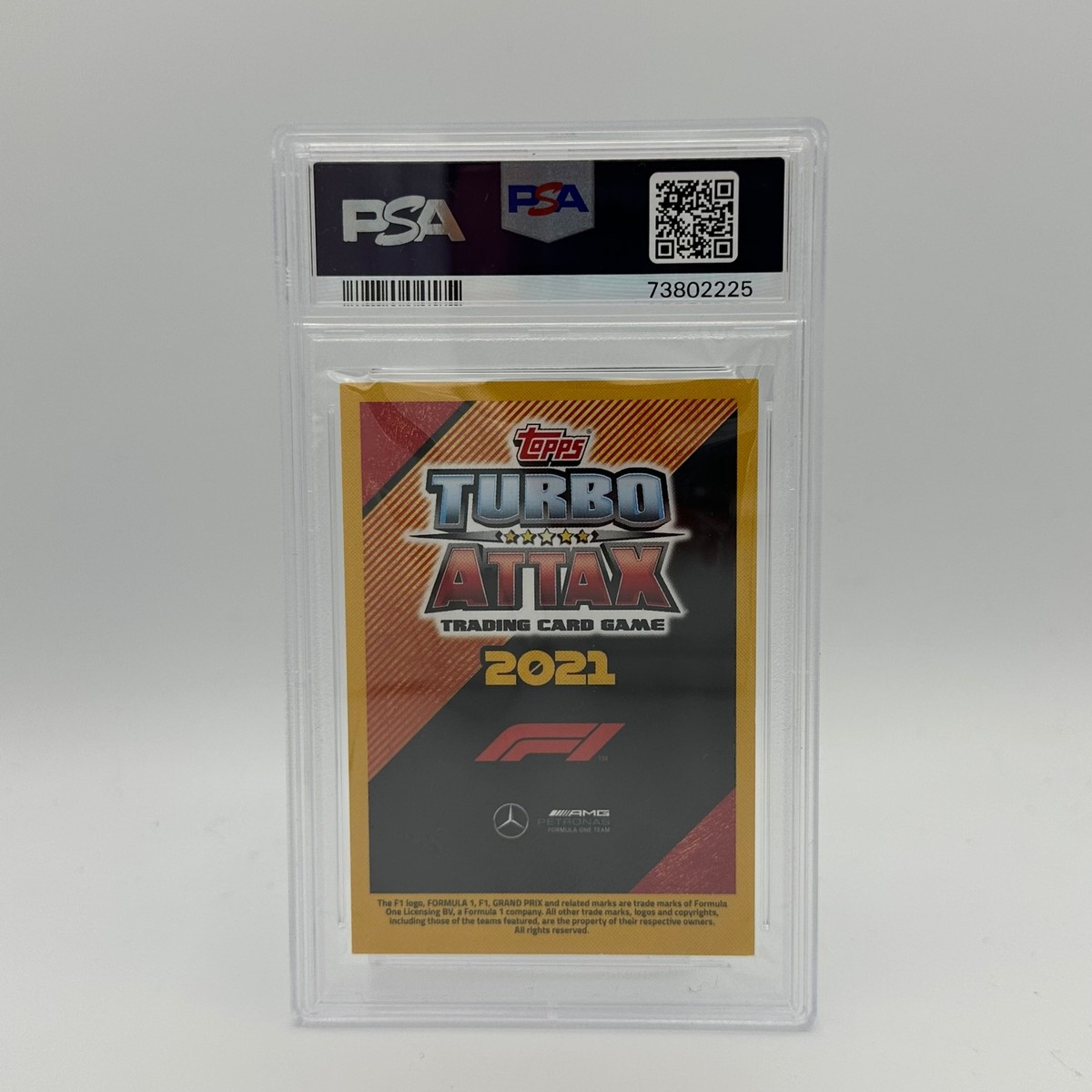 2021 Topps F1 Turbo Attax - Race Superstar Lewis Hamilton #205 for