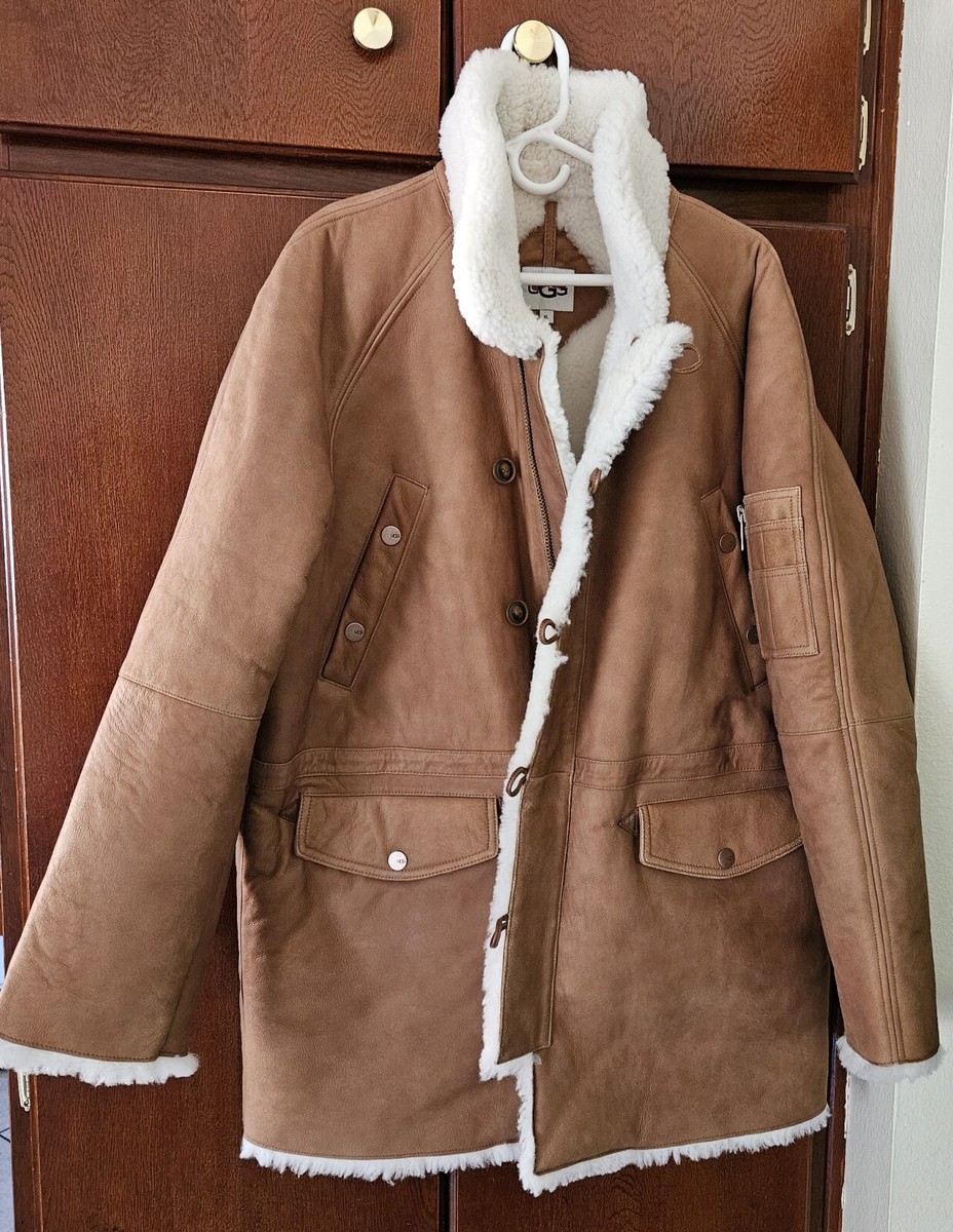 MEN'S UGG TYRELL SHEARLING COAT❄SIZE XL❄NEW WITHOUT TAGS