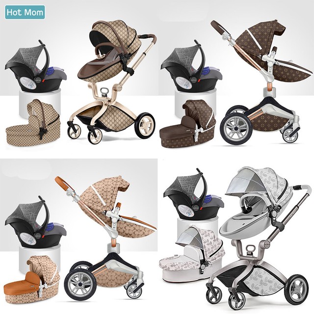 hot mom baby carriage with bassinet combo