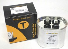 TitanPro TOC20 HVAC Oval Motor Run Capacitor 20 MFD/UF 370 Volts