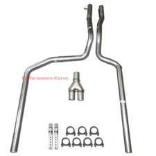 87-96 Ford F150 F250 4.9 5.0 5.8 Truck Performance Dual Exhaust w/ Y Pipe