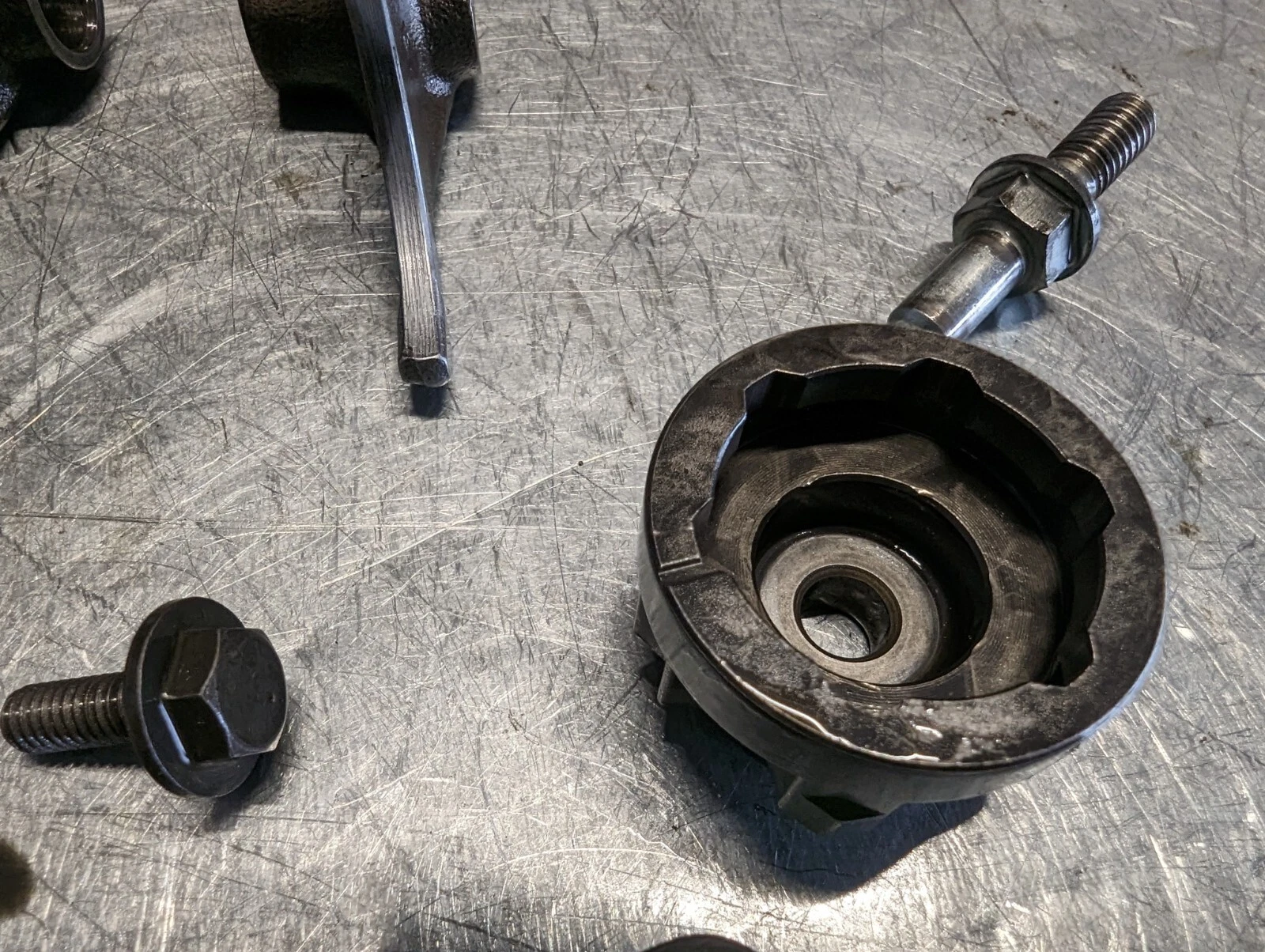 2003 Honda CRF450R (B) Transmission Shift Forks and Drum