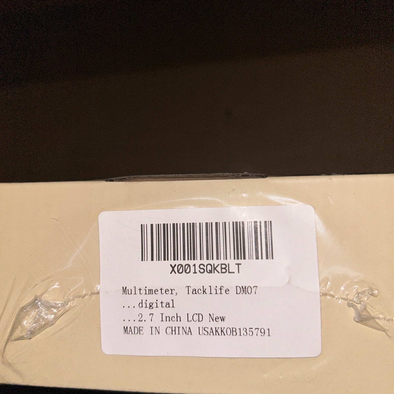 New Tacklife DM07 Test, Measure & Inspect Professional Smart Digital