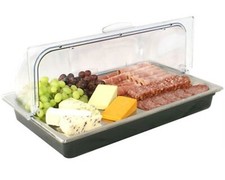 Roll Table Top Chilled Food  Display Cooling Sandwich Restaurant Fruit Vegetable