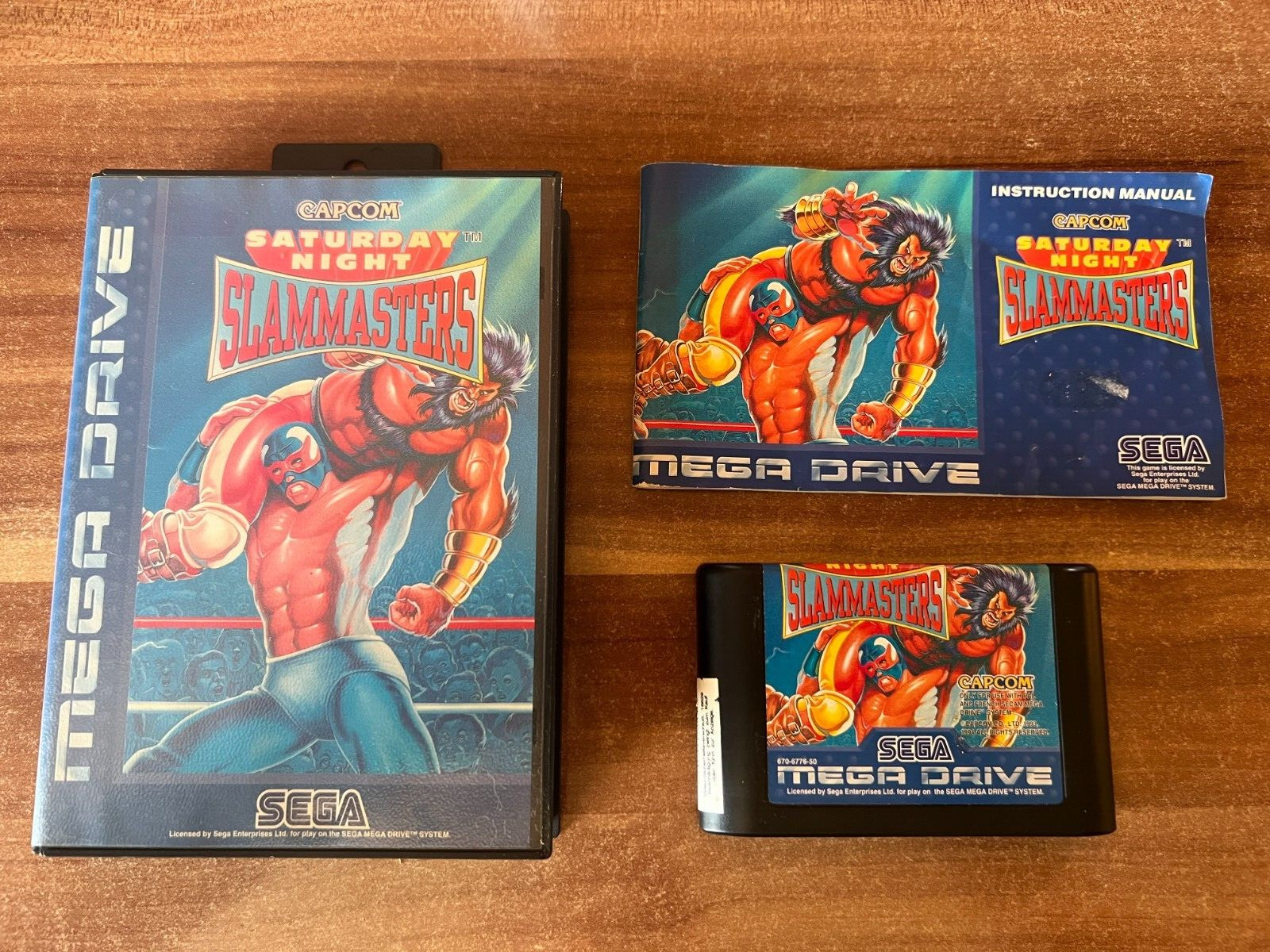 Saturday Night Slam Masters • Sega Mega Drive • PAL • CIB
