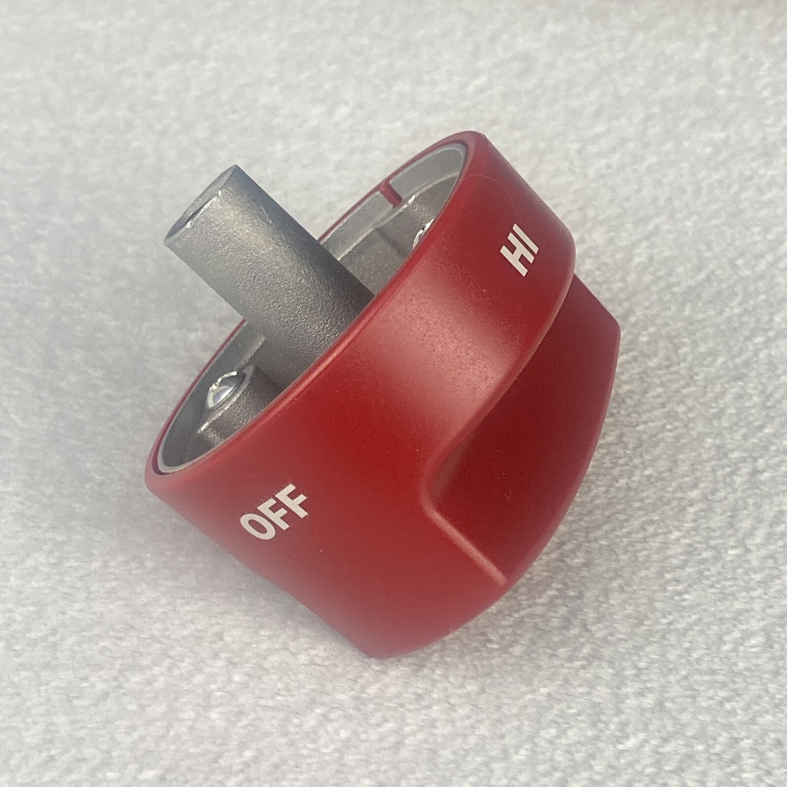UNUSED! Original OEM Wolf Range Red Burner Knob (HI OFF) KIP 5J42 2