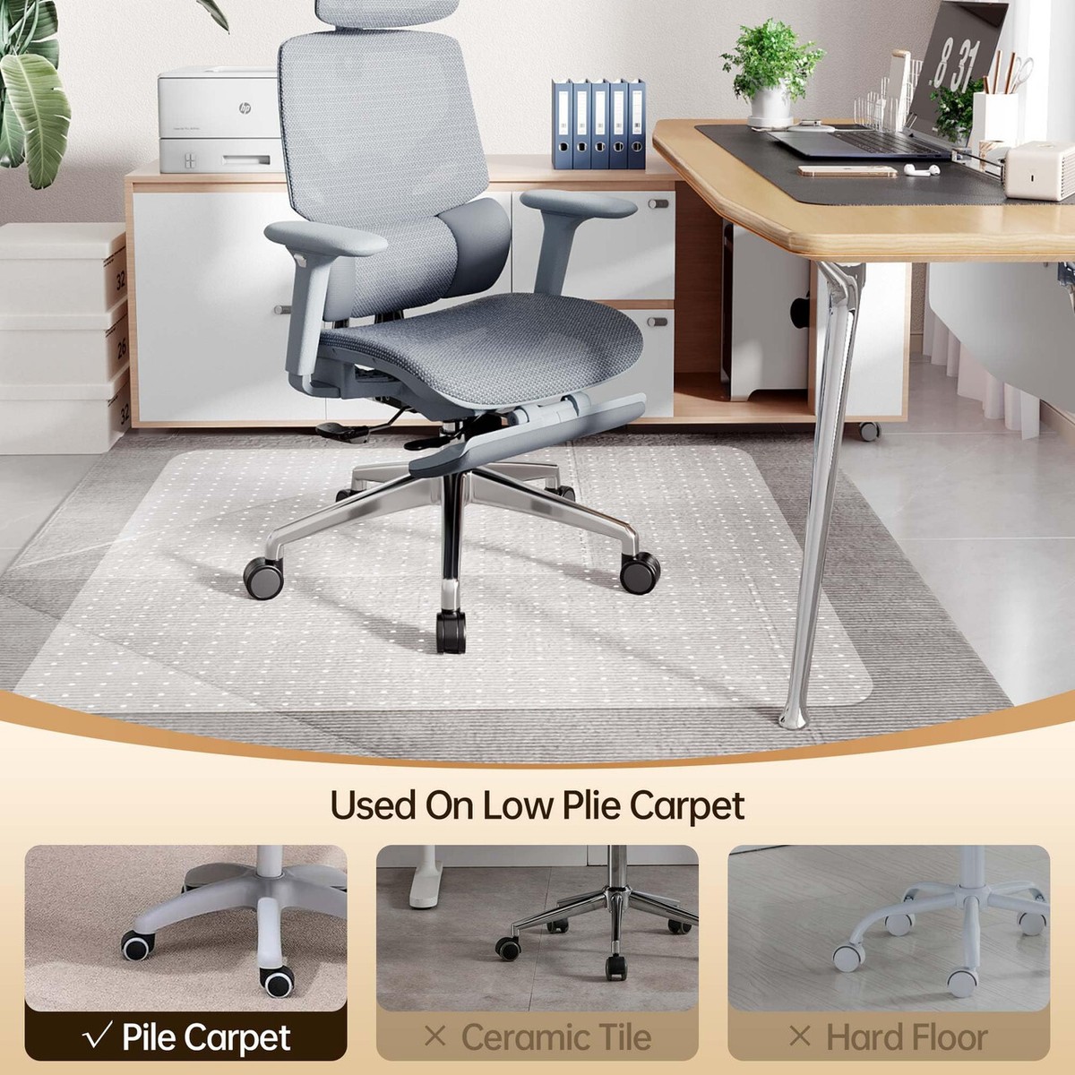 Computer Desk Best Rug For Rolling Chair Best Carpet Protector