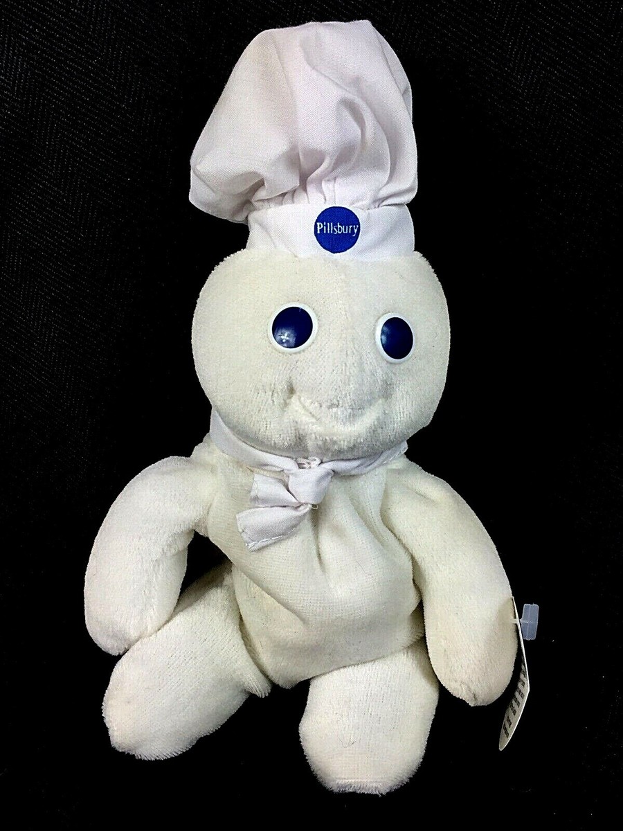 1997 Pillsbury Doughboy Poppin Fresh 8 in. Beanie Plush Bean Bag