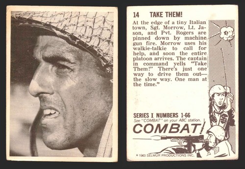 Combat Series I 1963 Donruss Selmur tarjeta vintage que eliges individuales #1-66 - Imagen 20 de 48