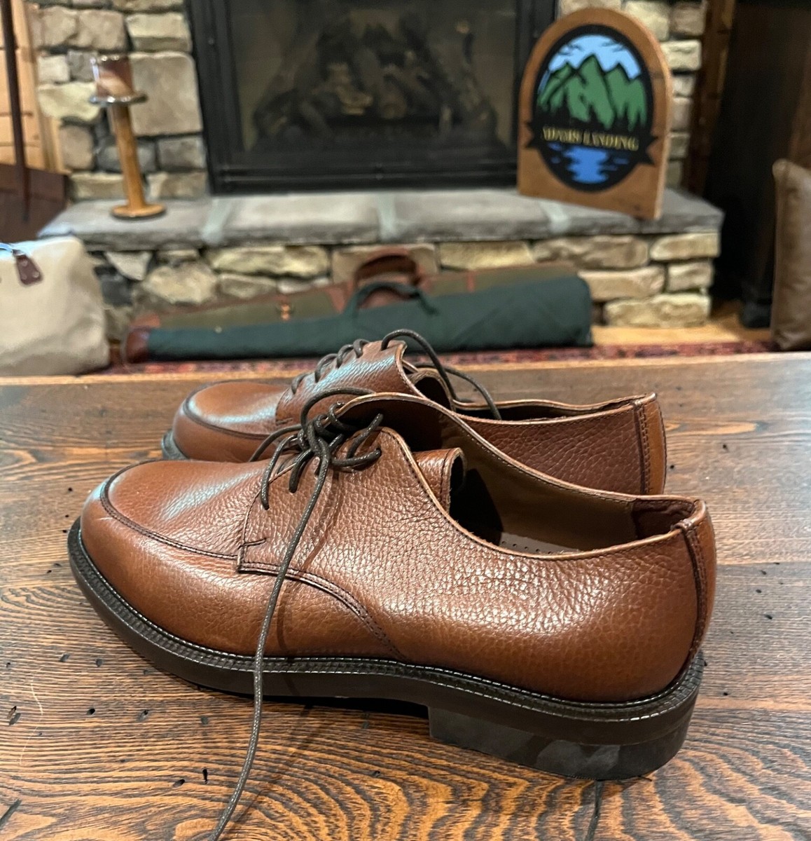 Mens Brooks Brothers Saddle Brown Dress Shoes NOS | eBay