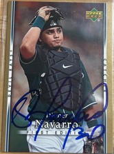 2007 Upper Deck First Edition DIONER NAVARRO #145 🔥 Devil Rays ⚾️ Autograph 1/1