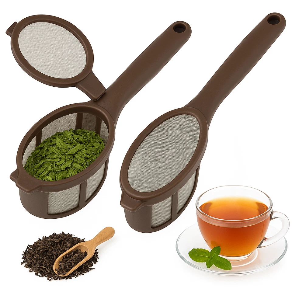Reusable Coffee Tea Brew Stick Infuser – Single Cup Filter Spoon BPA-Free Mesh - Image 4 of 4